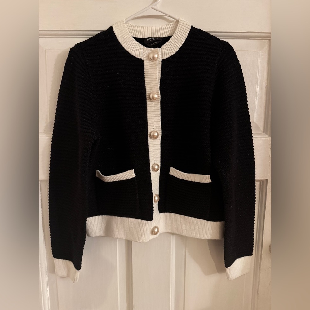 Colorblock Lady Sweater Jacket